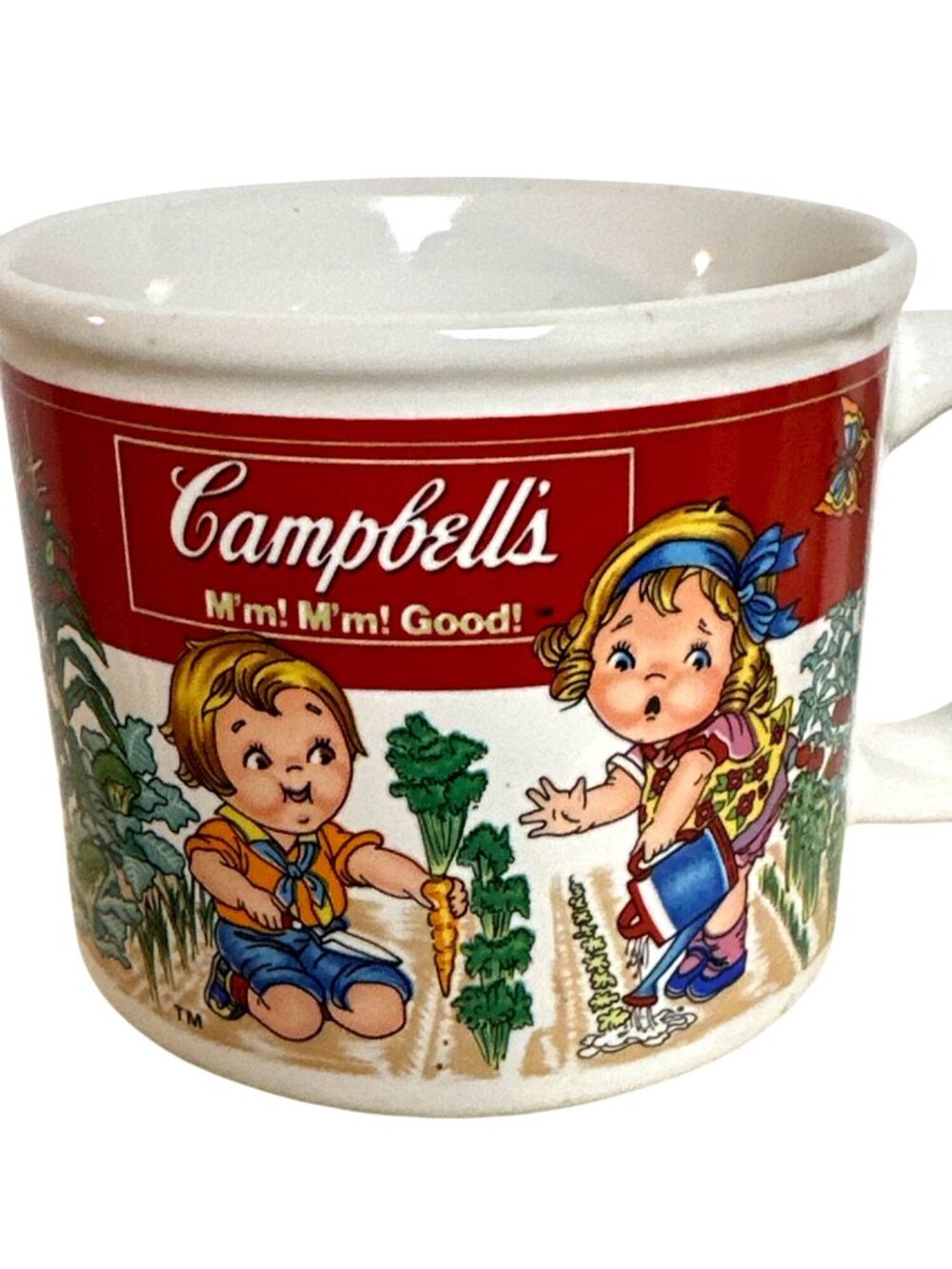 Vintage Campbells Soup Ad Mug M'm M'm GOOD! Westwood Kids Garden Nostalgic Fun